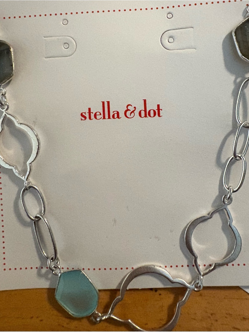 New Stella & Dot Arabesque Link Necklace